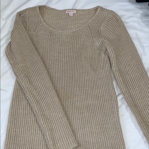 XS Beige Merona Sweater Dress